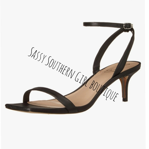 🆕⭐Sam Edelman black leather kitten heel sandals - Picture 7 of 11